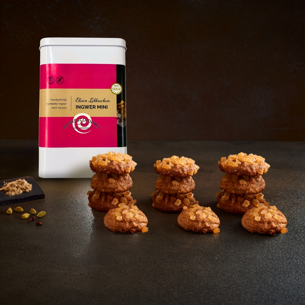 Ingwer Mini Elisen 12 NATUR in der Dose, 300g