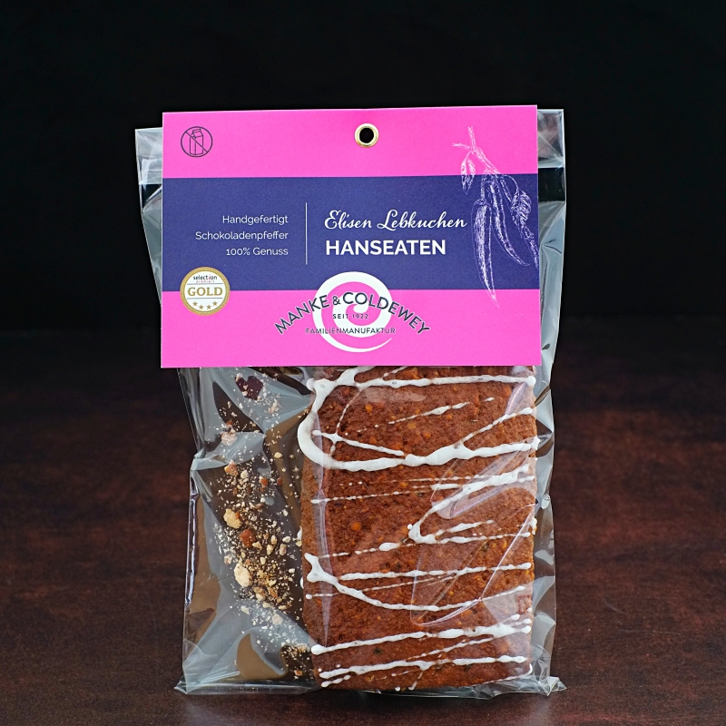 Hanseaten Elisen Natur + Schokolade, 2 St. 140g