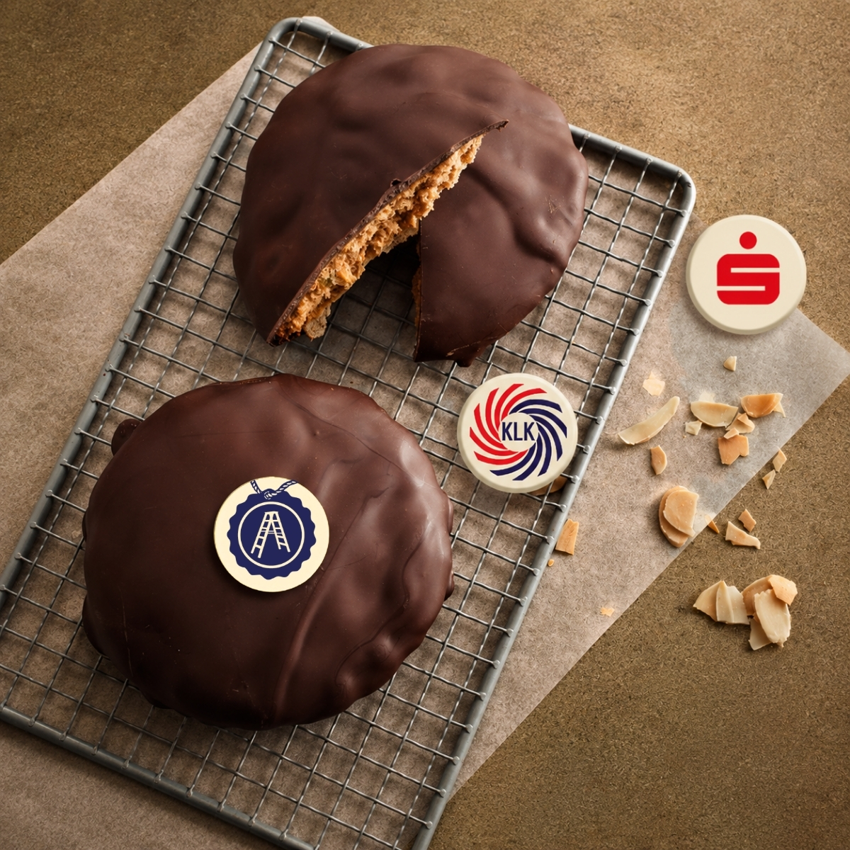 Elisenlebkuchen mit Logo