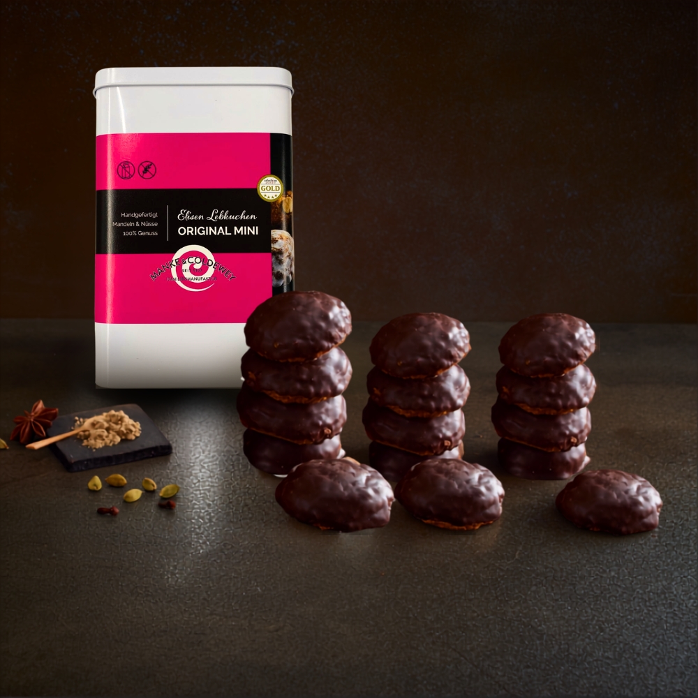 Original Mini Elisen 15 SCHOKOLADE in der Dose sortiert 375g