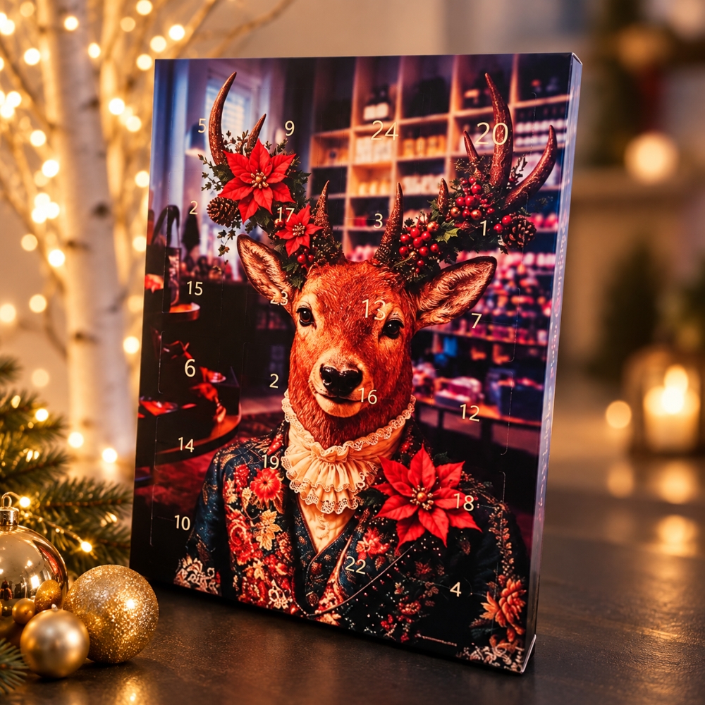 Adventskalender in nachhaltiger Verpackung - Glutenfrei